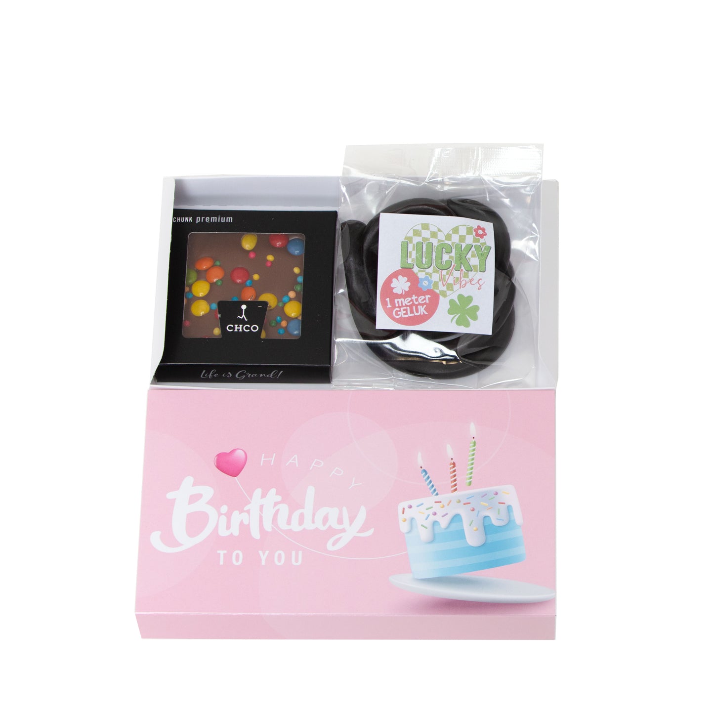 Gelukkige verjaardag - Roze