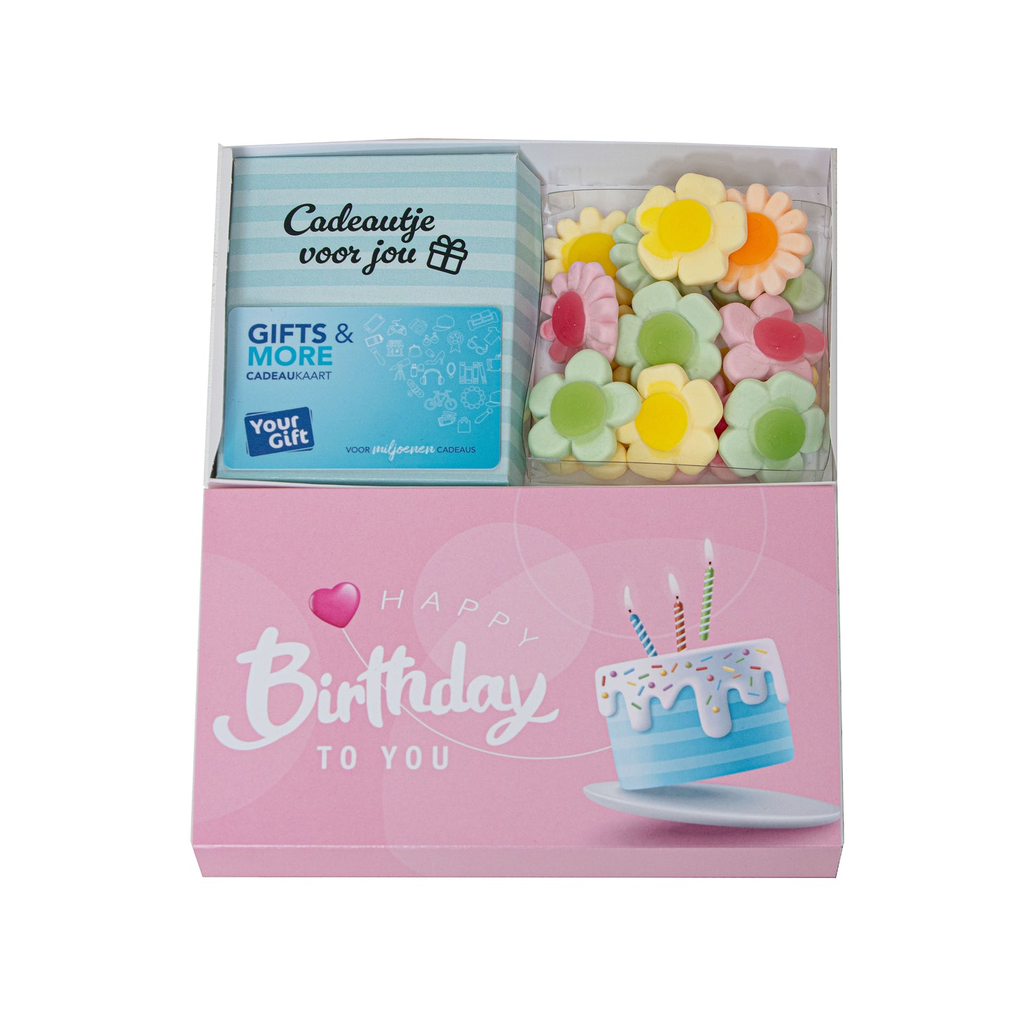 Geef moment verjaardag - Roze