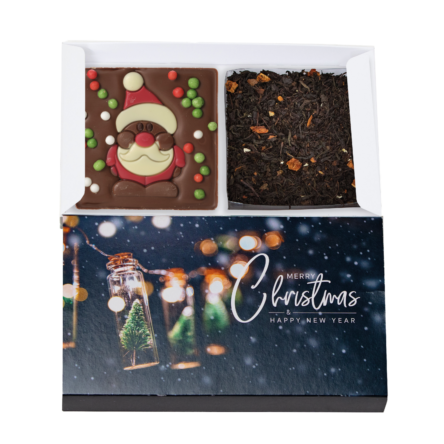 Merry Christmas thee en chocolade